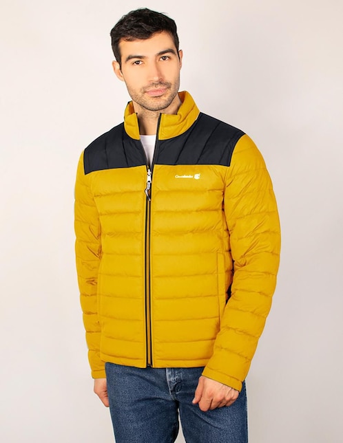 Chamarra capitonada reversible para hombre