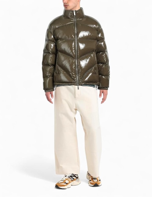 Chamarra casual Armani Exchange impermeable con bolsillos para hombre
