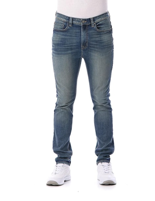 Jeans slim Buffalo Jeans David Bitton lavado stone wash para hombre