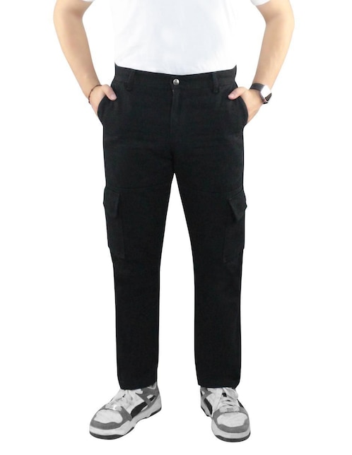 Pantalón cargo recto Innermotion de gabardina para hombre