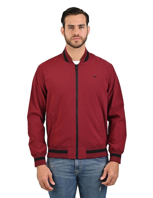 Chamarra bomber lee con bolsillos para hombre