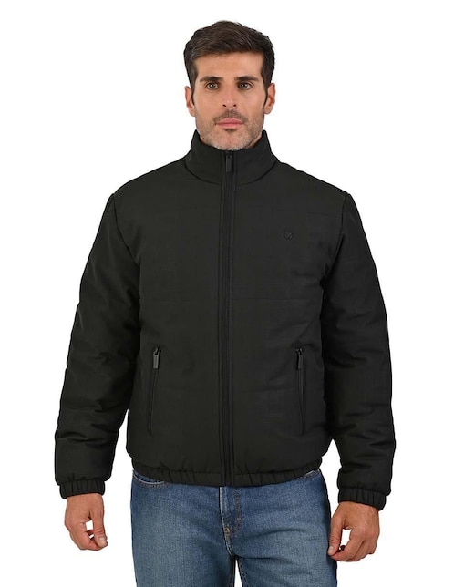 Chamarra casual Perry Ellis Portfolio con bolsillos para hombre