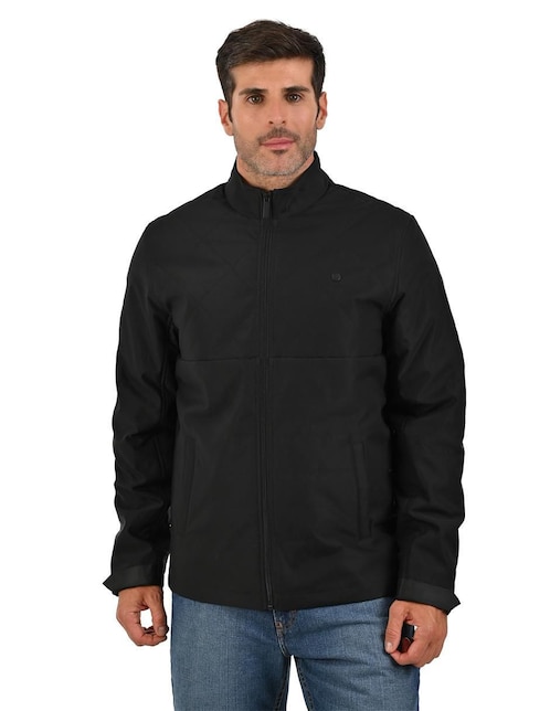 Chamarra casual Perry Ellis Portfolio con bolsillos para hombre