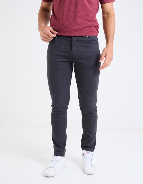 Pantalón slim de algodón para hombre 1