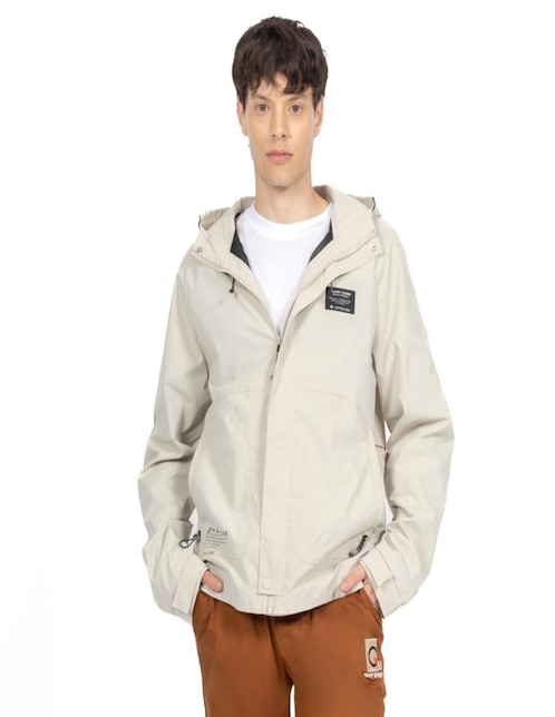 Chamarra casual con capucha para hombre 1