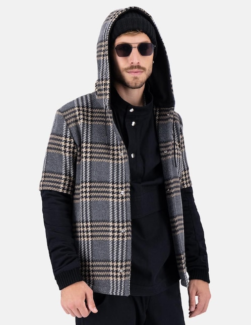 Chamarra casual Merkabá Impermeable para hombre