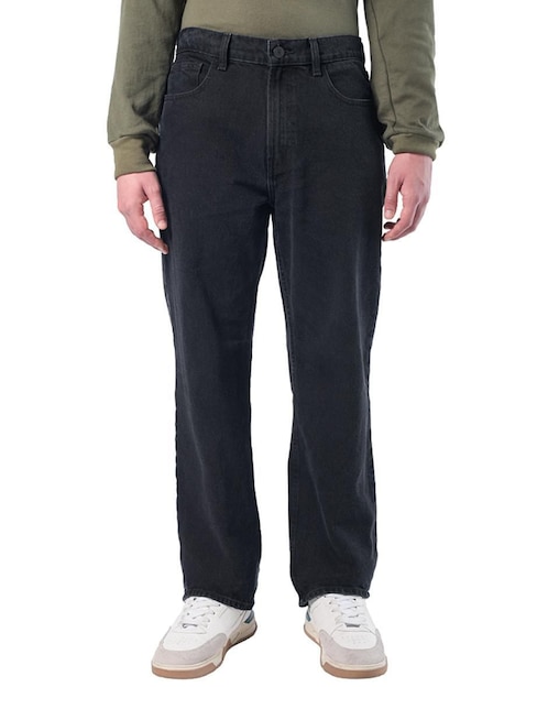Jeans relaxed baggy Oggi Jeans lavado obscuro para hombre