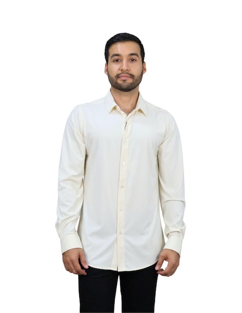 Camisa casual Platini manga larga para hombre