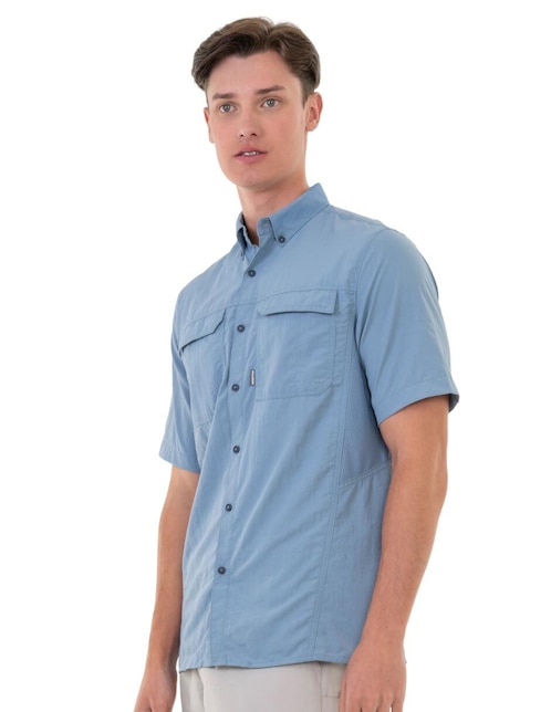 Camisa casual manga corta para hombre 5