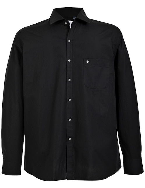 Camisa casual de algodón manga larga para hombre