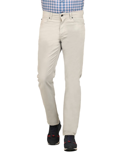 Pantalón regular de algodón para hombre 1