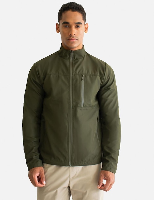 Chamarra casual Generra impermeable con bolsillos para hombre