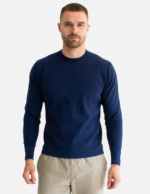 Suéter cuello redondo para hombre 1