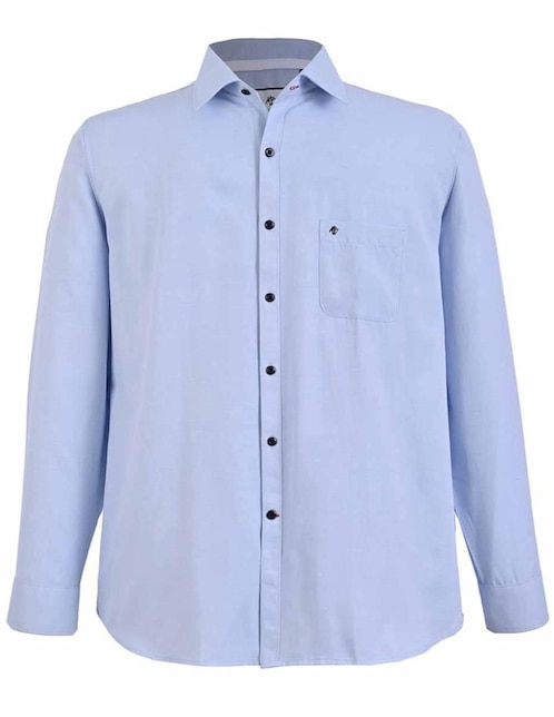 Camisa casual manga larga para hombre 1