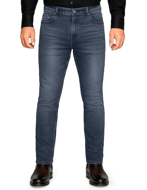 Jeans slim Cuadra J130014 deslavado para hombre