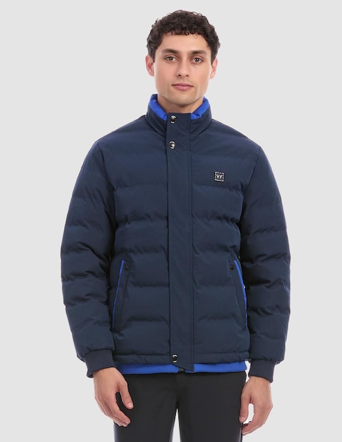 Chamarra acolchada con bolsillos para hombre 1