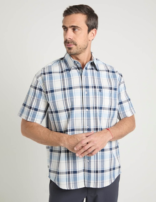 Camisa casual Cavalatti manga al codo para hombre