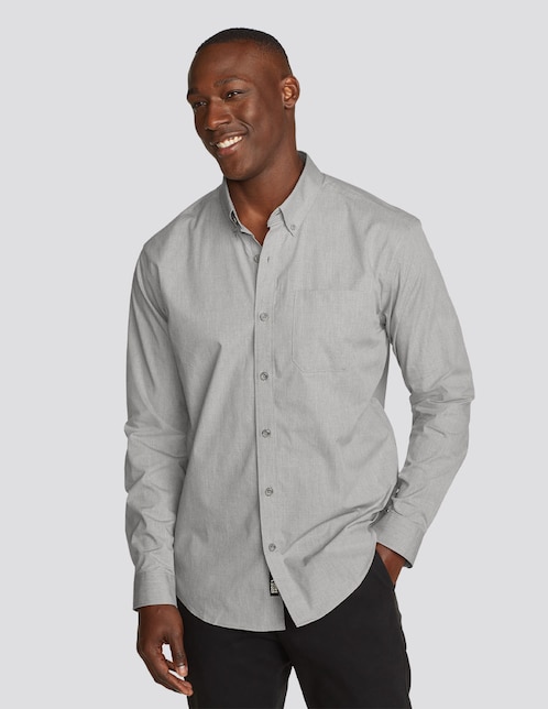 Camisa casual manga larga para hombre 1