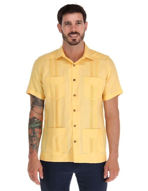 Guayabera manga corta Camasha para hombre
