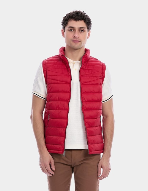 "chaleco" vittorio forti no nylon capitonado "para hombre"