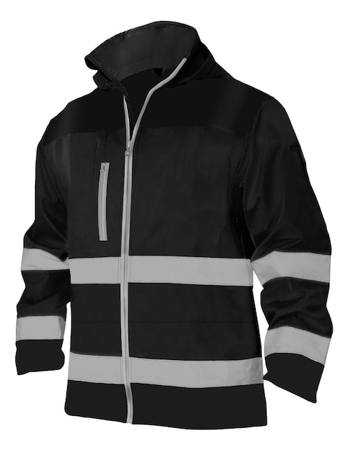 Chamarra casual Beckon impermeable con capucha para hombre