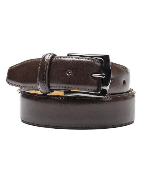 Cinturón Quirelli de piel para hombre