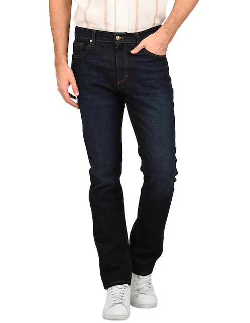 Jeans slim M28466 lavado obscuro para hombre 1