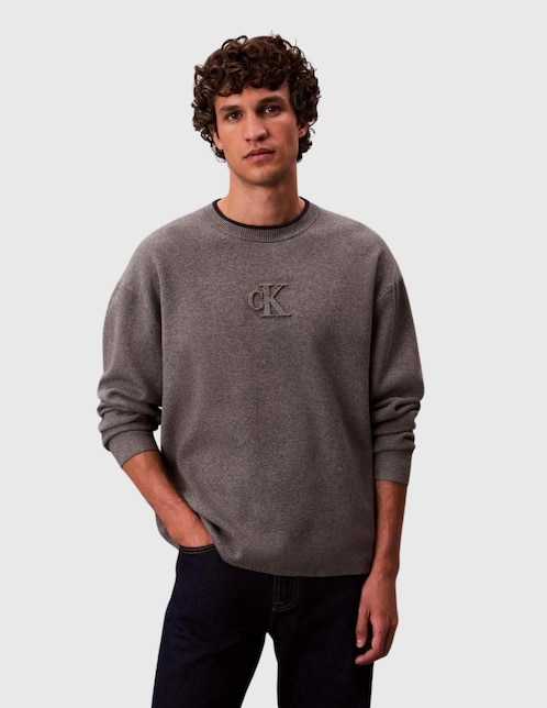 Suéter Calvin Klein cuello redondo para hombre