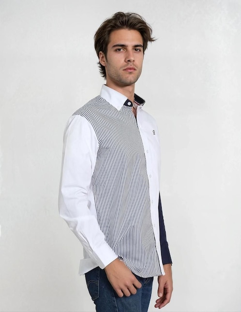 Camisa casual Muletta manga larga para hombre