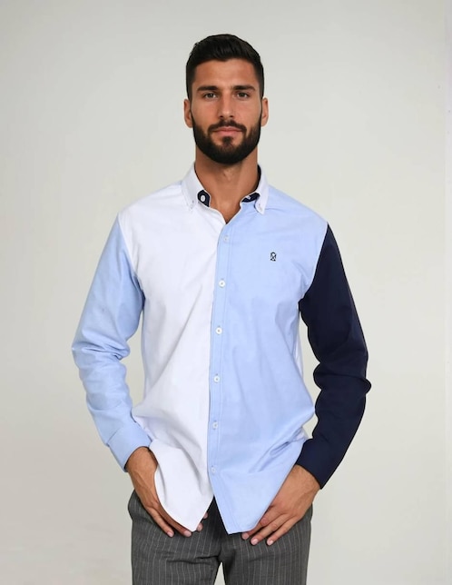 Camisa casual Muletta manga larga para hombre