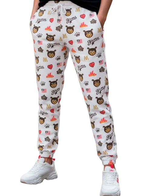 Pants regular Grimey con agujeta para hombre