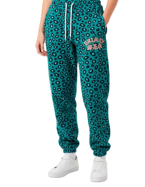 Pants regular Grimey con agujeta para hombre