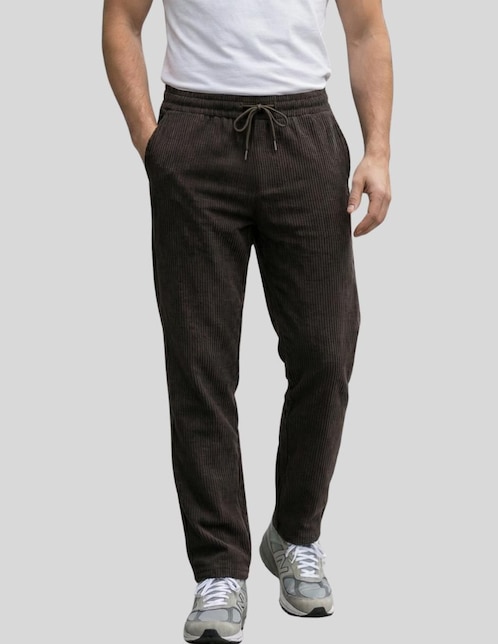Pantalón casual recto para hombre