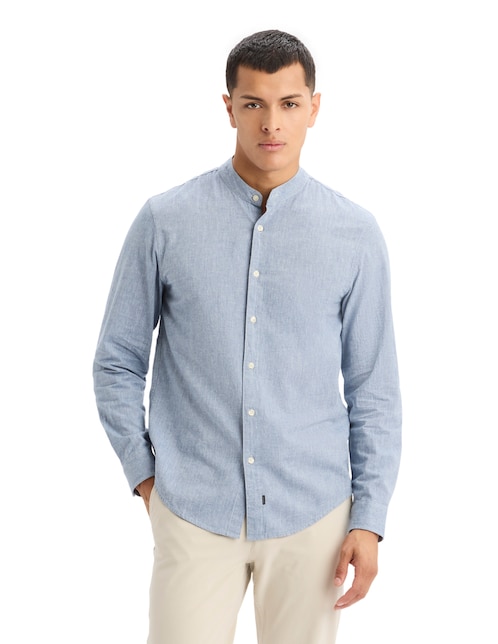 Camisa casual Dockers de algodón manga larga para hombre