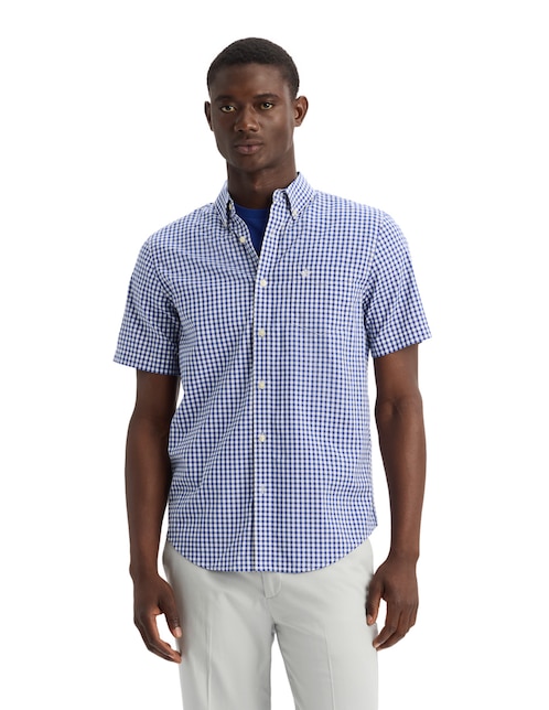 Camisa casual Dockers de algodón manga corta para hombre