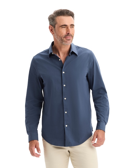 Camisa casual Dockers de algodón manga larga para hombre