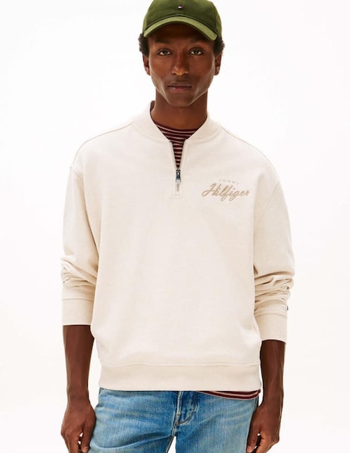 Suéter Tommy Hilfiger cuello con cierre para hombre