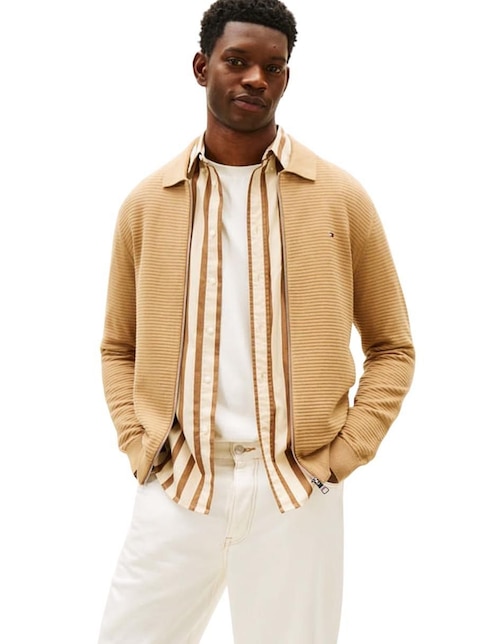 Suéter Tommy Hilfiger cuello polo para hombre