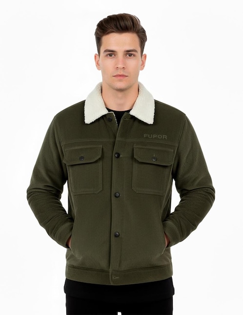 Chamarra casual Furor con bolsillos para hombre
