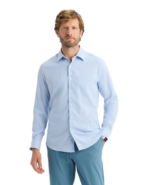 Camisa casual Dockers de manga larga para hombre
