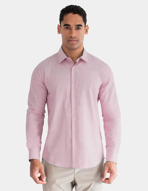 "camisa/sobrecamisa" casual generra "de" (si aplica) mezcla de materiales "manga" larga "para hombre"