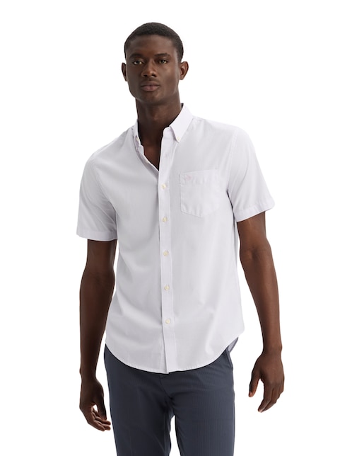 Camisa casual Dockers de algodón manga corta para hombre