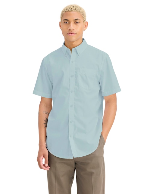 Camisa casual Dockers de algodón manga corta para hombre