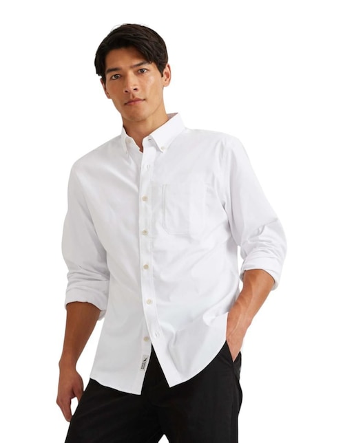 EDDIE BAUER Camisa casual Eddie Bauer de algodón manga larga para hombre