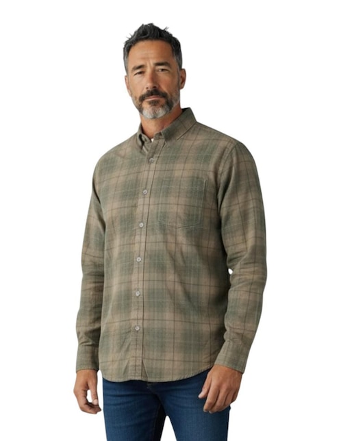 Camisa casual Eddie Bauer de manga larga para hombre