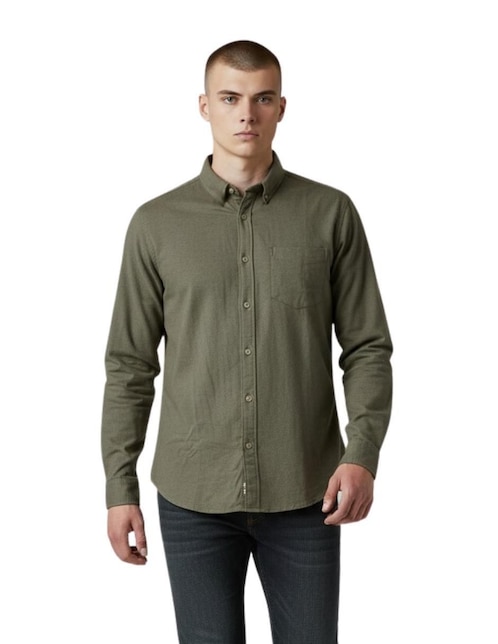 Camisa casual Eddie Bauer manga larga para hombre