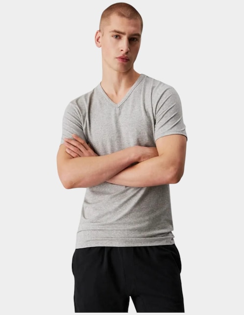 Set camiseta Calvin Klein cuello V para hombre