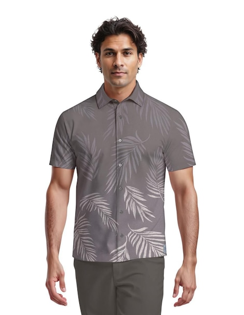 Camisa casual PGA manga corta para hombre