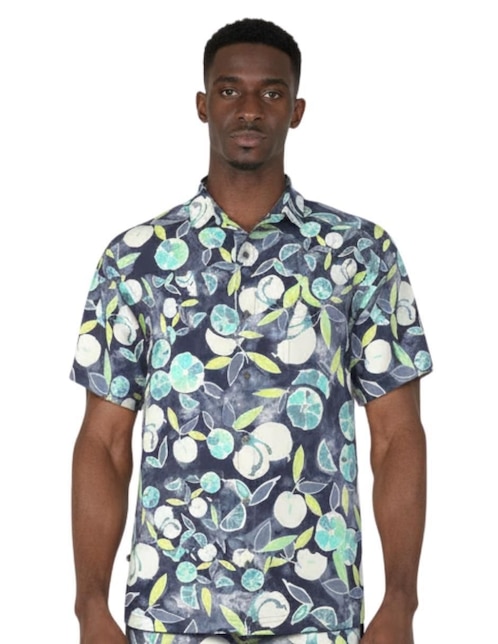 Camisa casual PGA manga corta para hombre