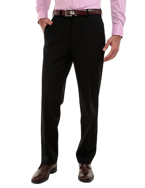 Pantalón Straight Haggar De Algodón Para Hombre